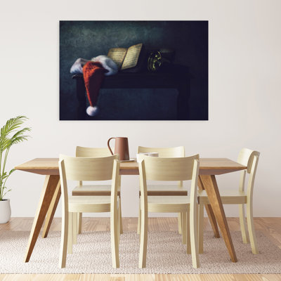 Nostalgic Christmas Melody Classic Traditional Vintage Winter Wall Art Print 1 Piece Wrapped Canvas Wall Art