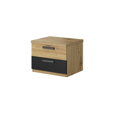 46cm W Manufactured Wood Bedside Table
