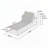 Outdoor Chaise Lounge with 5-Level Adjustable,Durable Aluminum Frame & PVC-coated polyester Mesh