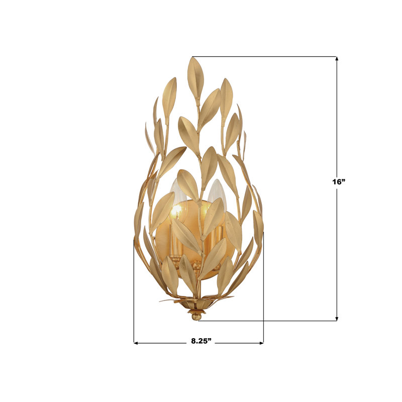 Kalysa Jahir 2 Light Wall Sconce