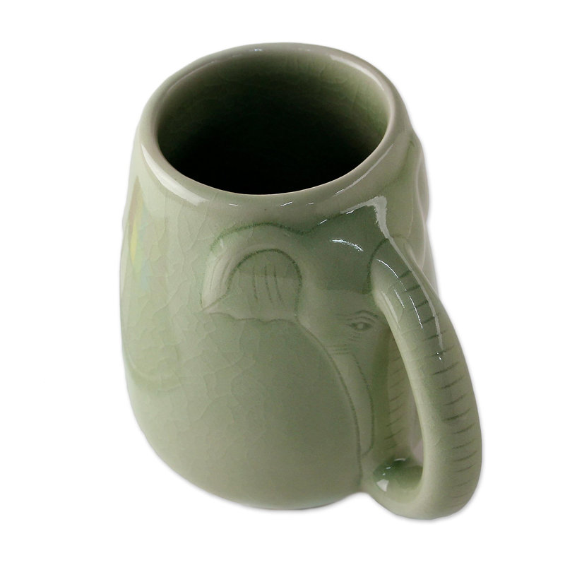 Tasse à café Morning Elephant, Vert