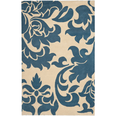 Chesterfeld Martha Stewart Hand Tufted Wool Floral Rug