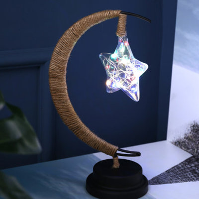 LED Decorative Star Handmade USB Wrought Iron Night