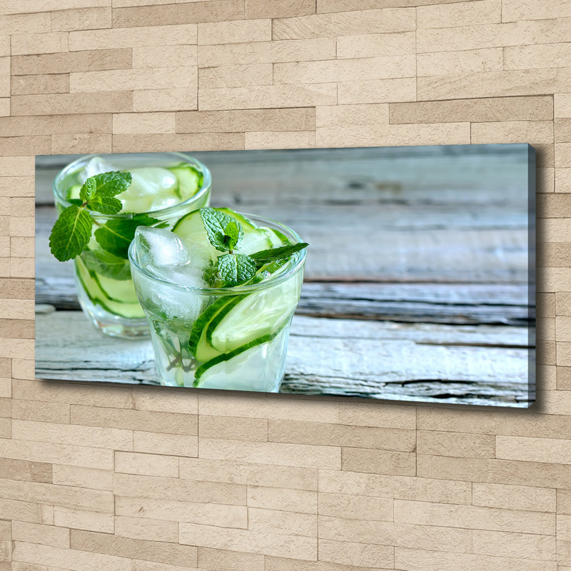 Cucumber Water - Wrapped Canvas Print