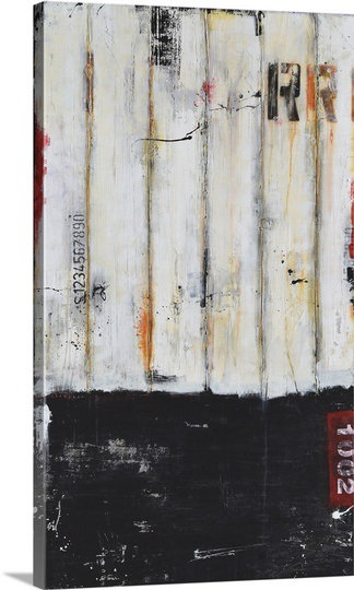 Talmay " Railyard " by Erin Ashley, 24" H x 16" W x 1.25" D, Canvas