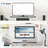 Laptop Stand For Desk,Computer Monitor Laptop Stand Riser For Printer, Notebook And All Flat Screen TV Display,3 Height Adjustable
