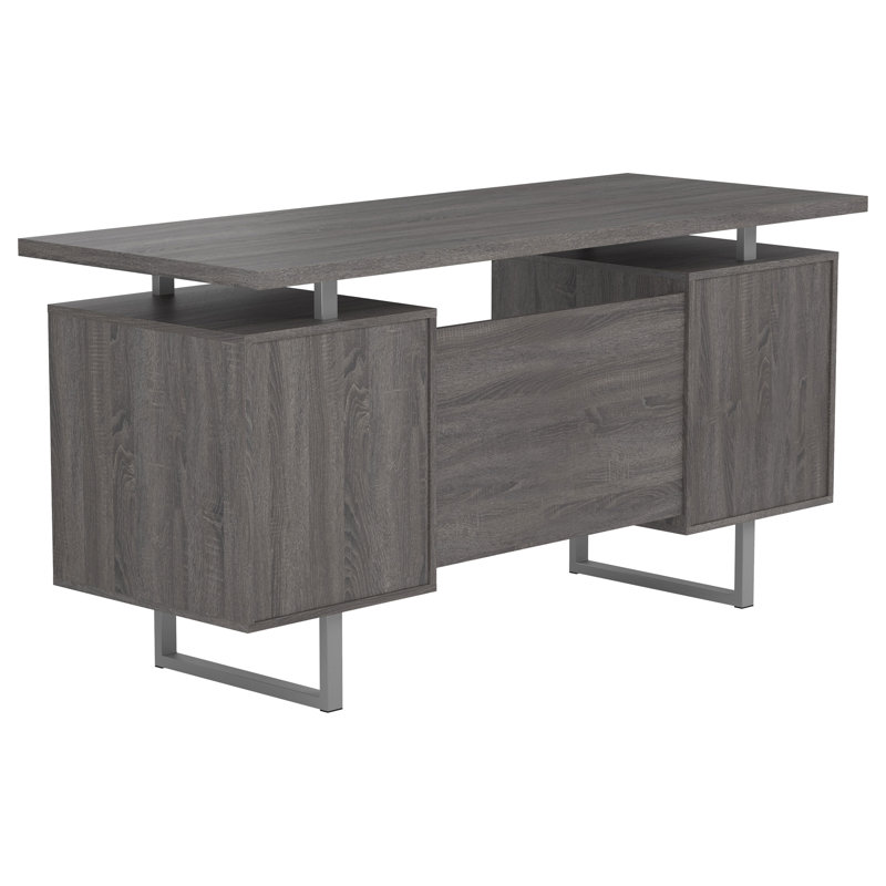 Ayanah Executive Desk, Weathered Gray