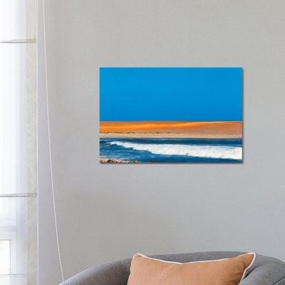 Skeleton Coast Along South Atlantic Ocean Cape Cross Erongo Region Namibia by Keren Su - Wrapped Canvas Print