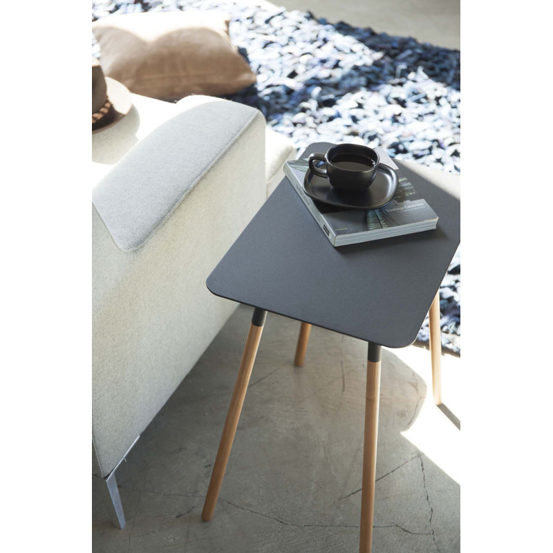 Yamazaki Home Modern Rectangular Side Table For Living Room Or Small ...