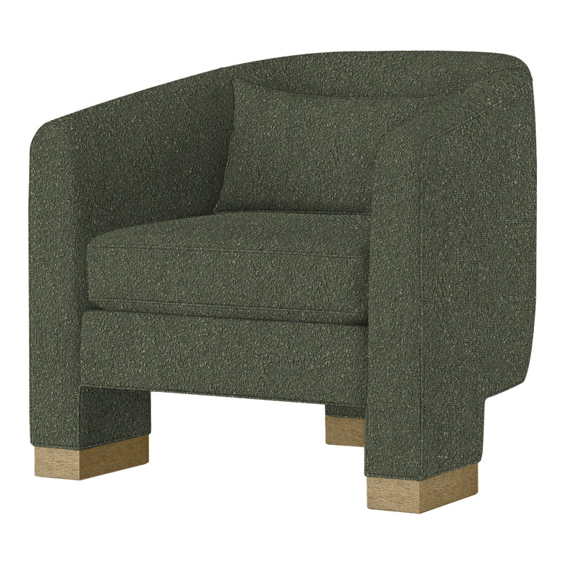 Fauteuil demi-tonneau Admiral, Dune, Rise Fern (tissu performance) 1357-34