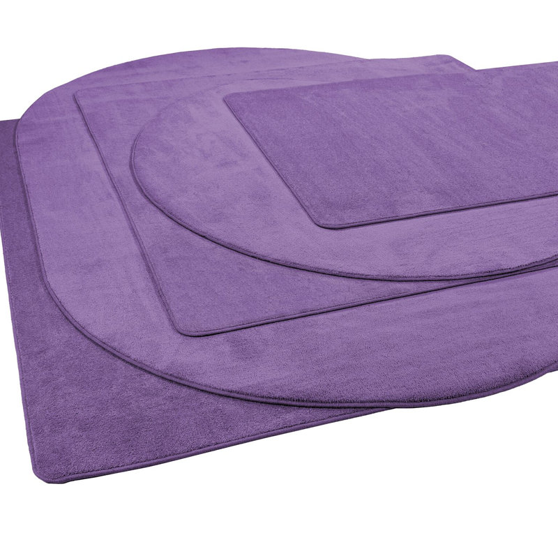 Tapis de zone mauve americolors pretty, Rectangle 4 pi x 6 pi