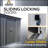 8 ft. W x 6 ft. D Galvanized Steel Storage Shed-67124323