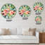 Horloge murale Swigart Hibiscus Garden III-73150303
