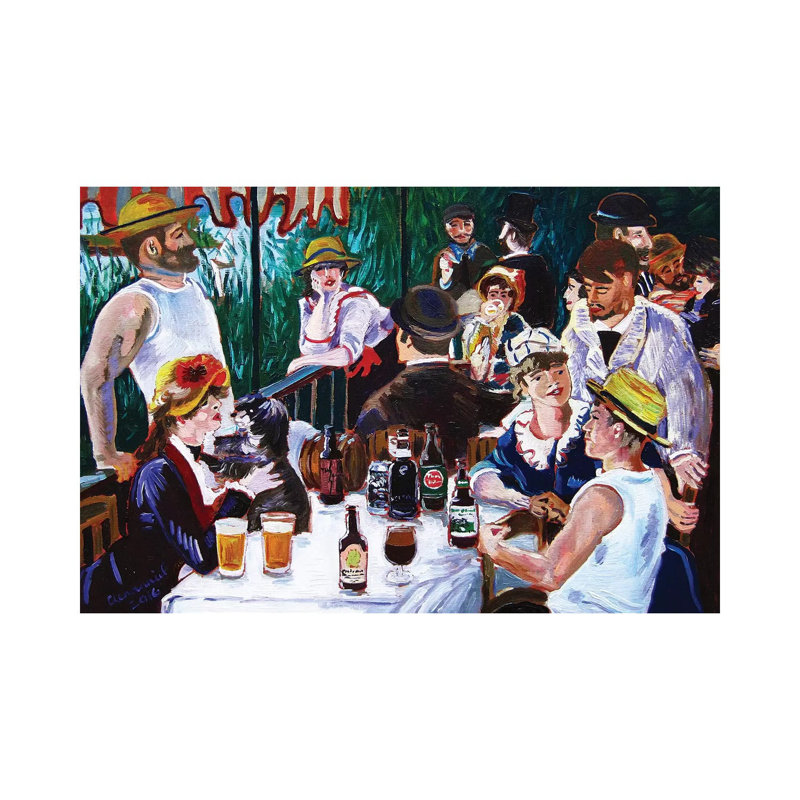 Tasting Of The Beer Party by Scott Clendaniel - Gallery-Wrapped Canvas Giclée on Canvas, 66.04 cm H x 45.72 cm W x 3.175 cm D