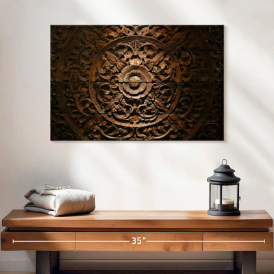 Senne Carved Wood Florals
