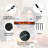 8 Ft Long Halloween Inflatable White Ghosts with Lighted Orange Banner Print , Blow Up Decoration