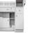 Nariah 2 Person Rectangle Marble Reception Desk with Filing Cabinet
