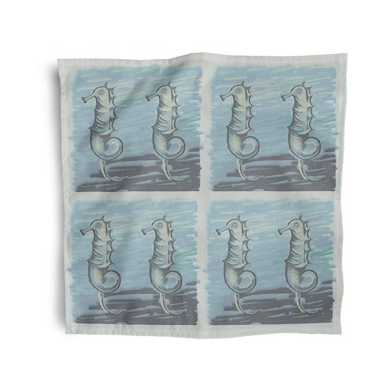Tishie Polyester Square Napkin, Grey