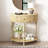  Charlbury 31"W Half-Round Solid Wood Console Table with Fluted Drawers-446195507