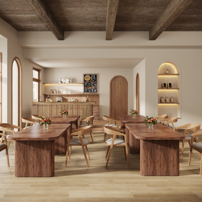 Modern Dining Table, Wood Kitchen Table