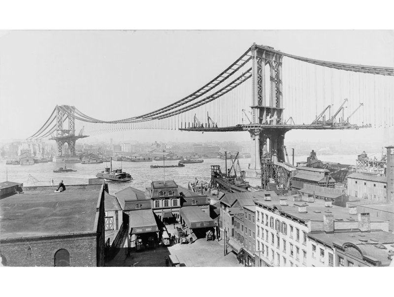 Pont de New York, Manhattan, H 24 po x l 40 po
