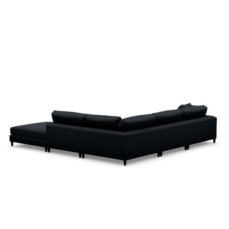Tamara Chaise Sectional, Grande 120935, Java