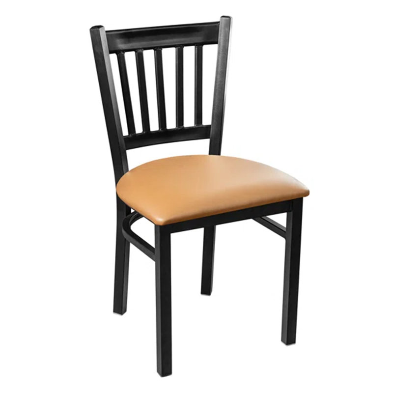 Ensemble de table ronde 36 "avec chaises, Naturel, Brun clair et noir