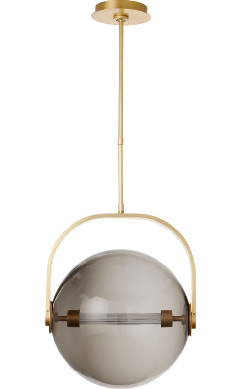 Fues Medium Pendant, Brown