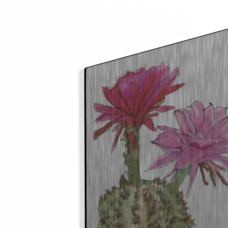 «Cactus Flower 2» par Stellar Design Studio, H 16 po x l 12 po