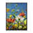 Toile à cadre flottant noir