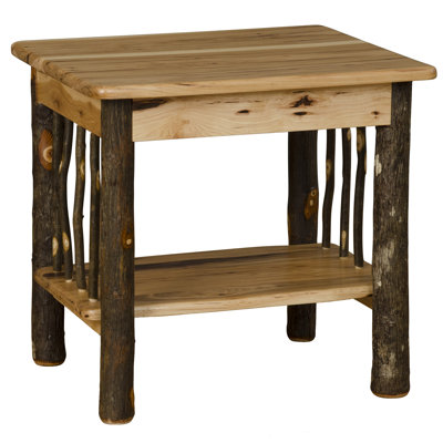 Aigne Solid Wood End Table