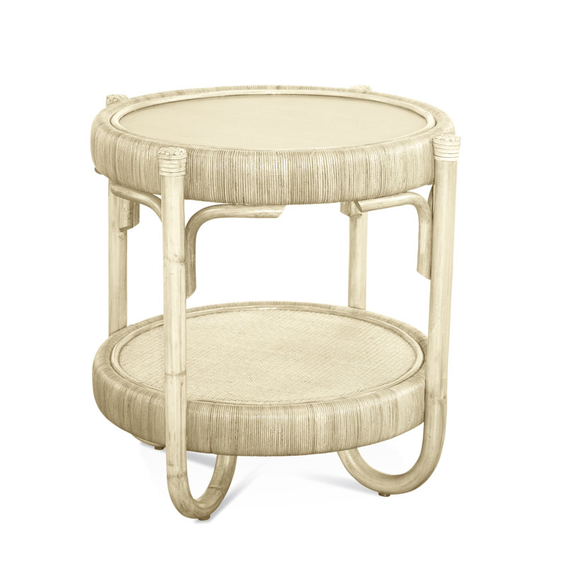 Willow Creek End Table, Bisque