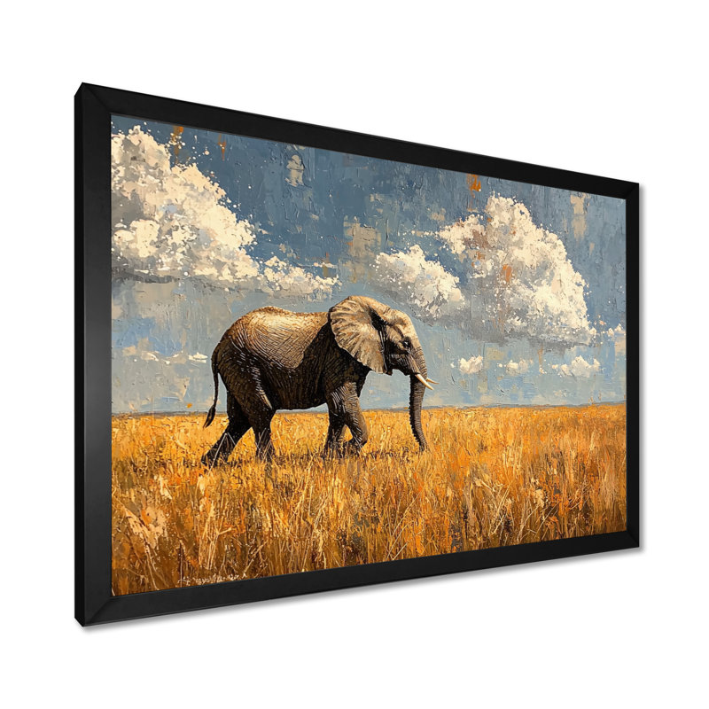 Gullickson - Animals Wall Art, Reproduction encadrée, H 30 po x l 40 po, Noir, noir, noir, noir