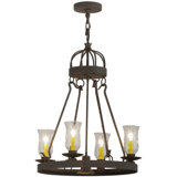 Greenbriar Oak 4 - Light Chandelier