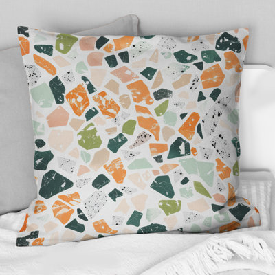 Coussin Piles Green Tiles II - Tiles
