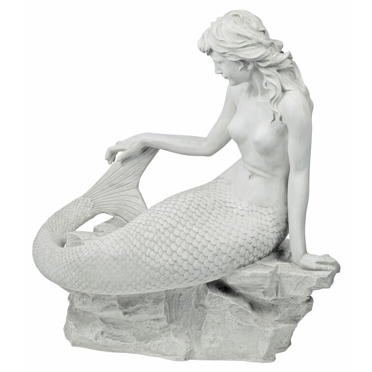 Design Toscano Daydreaming Mermaid of Langeline Cove Statue - KY1370