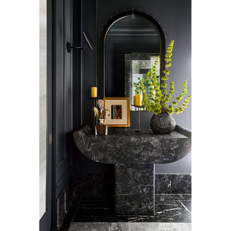 Sitiera Aged Solid Wood Mirror, Bronze