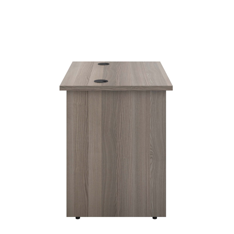 Buariki Desk Shell, Grey Oak, 73cm H x 80cm W x 60cm D