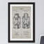 « lanterne 1894 old paper » par steve king, reproduction d’art encadrée-18049755