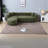 Comfortable Modern Sectionals With Green Fabric, Spacious Design For Living Room Apartment