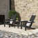 Godin All-Weather HDPE Adirondack Chair with Table