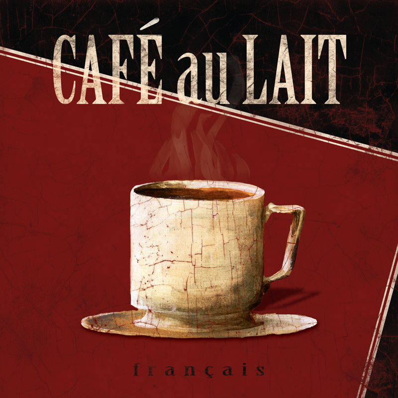 French Coffee - Wrapped Canvas Painting, 51cm H x 51cm W x 3.8cm D