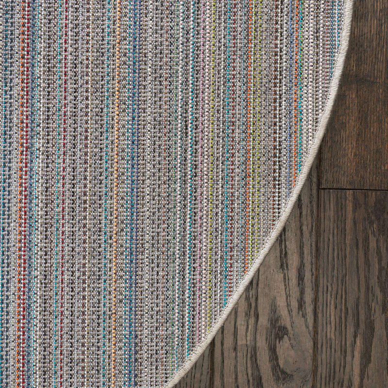 Zuniga Rug, Round 5', Gray