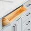 Meuble-lavabo simple en bois massif 66 po avec plateau en marbre de Carrare Tidworth-119088805-91360833