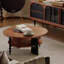 Table basse en bois massif de style rétro