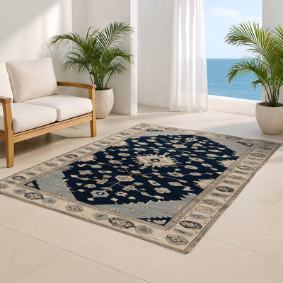 Tapis d'intérieur et d'extérieur surteint beige