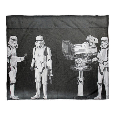 Banksy Sewn Throw Blanket