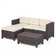Outdoor Injection Moulded Small Space 3 Seater L Shaped Sectional