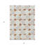 Tapis intérieur lavable abstrait 3 pi x 5 pi brun et ivoire