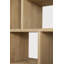 M Solid Wood Geometric Bookcase